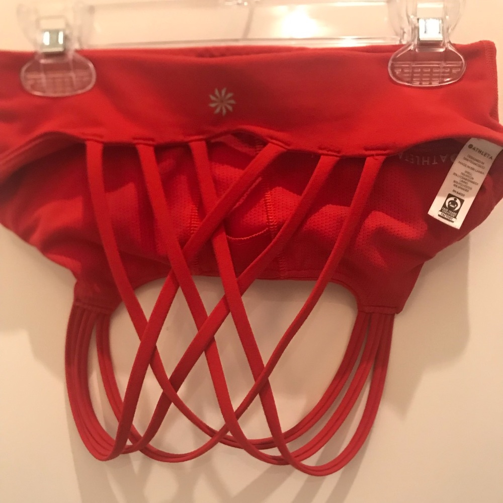 Athleta Red Sports Bra - Picture 2 of 4